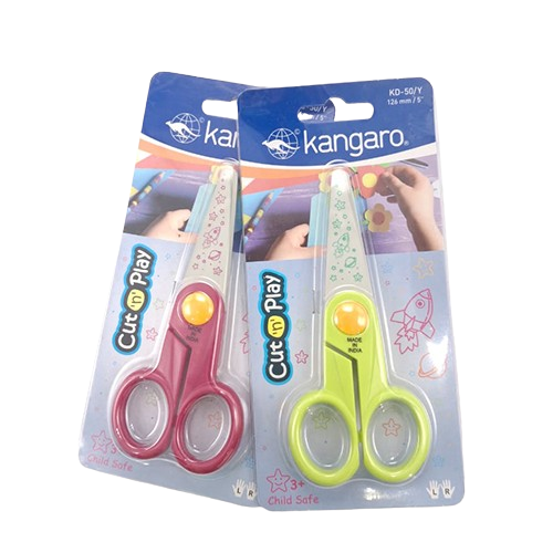 مقص بلاستيك كانجارو صغير 5 انش