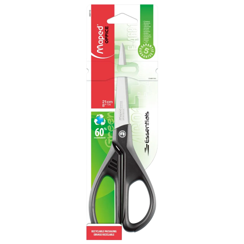 468110 مقص مابد اسنشيالز اسود 21سم