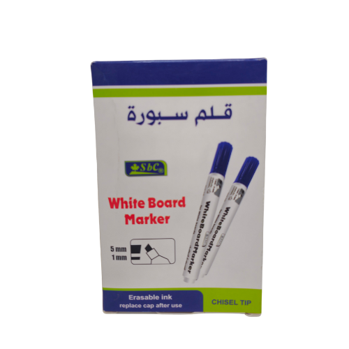 SBC قلم سبورة مشطوف ازرق