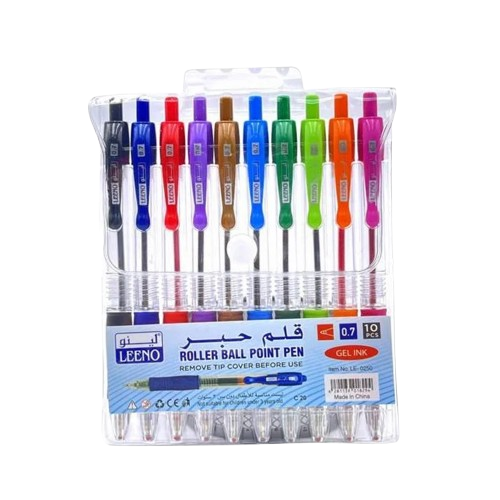 قلم حبر جل 0.7 ملم 10 الوان LE-0250