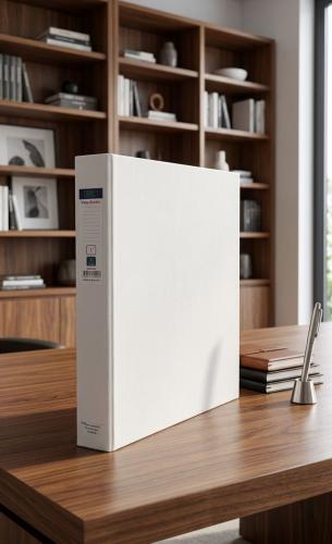 ملف افرنجي بلاستك A4 اس بي سي حلقتين عرض 5سم ابيض