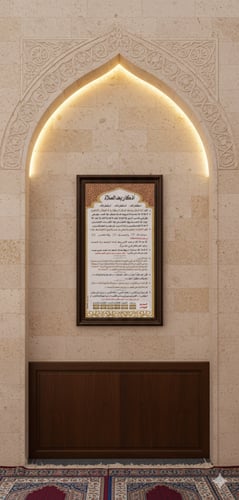اذكار بعد الصلاة مقاس 200سم*85سم