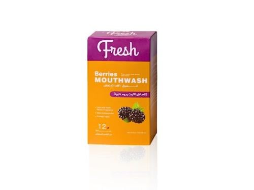 Fresh - Refreshing berry mouthwash 20 sachets / 10...