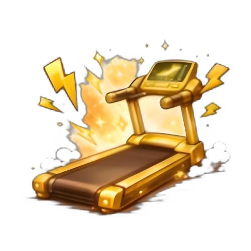 Gold Treadmill x3 speed - ماب الكيبورد