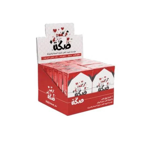 درزن (12 حبة) صكة الحمراء (بلوت) 32 ورقة لعب