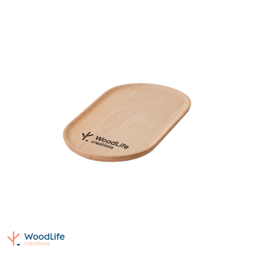 صينيه بيضاوية 28*14.5سم من الزان