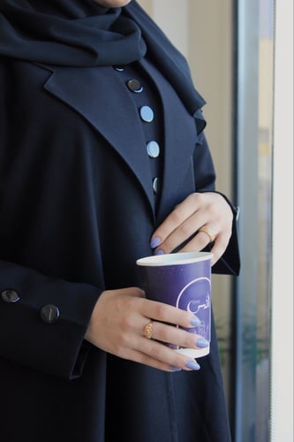 Formal two-piece abaya