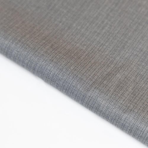 قماش شتوي سادة لون تيتانيوم فاتح