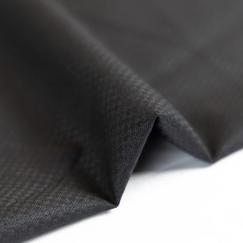 قماش شتوي نقشة خلية لون اسود