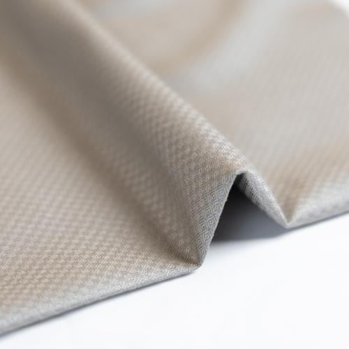 قماش شتوي نقشة خلية لون فضي