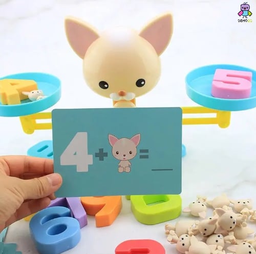 ميزان تعلم الأعداد (قطة)