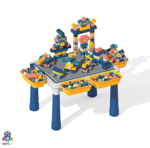 طاولة وكرسي متعددة الاستخدامات مع 300 قطعة ليقو