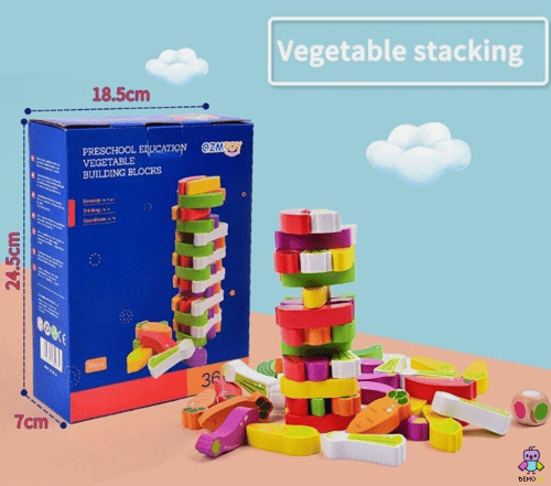 برج الخضروات الخشبي