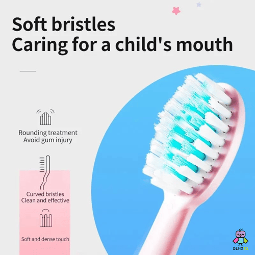 فرشاة أسنان كهربائية للاطفال (أزرق) USB