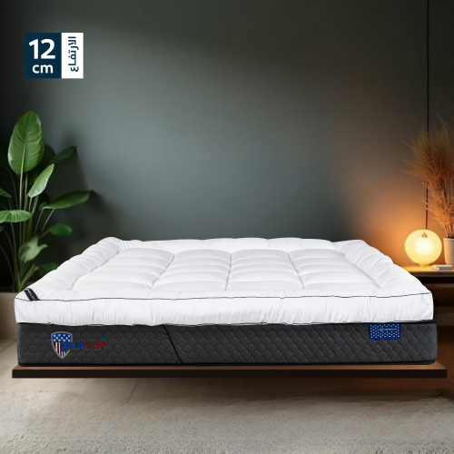 لباد قطن ملكي 12 سم مقاس 200x140