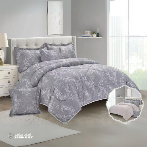 مفرش كارتر - فاخر صيفي مزدوج - 8 قطع