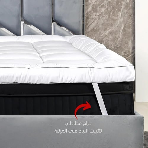 لباد قطن ملكي ارتفاع 12سم مقاس 90×190