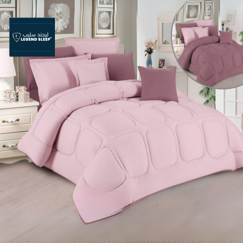 مفرش لامينا - فاخر صيفي مزدوج - 8 قطع