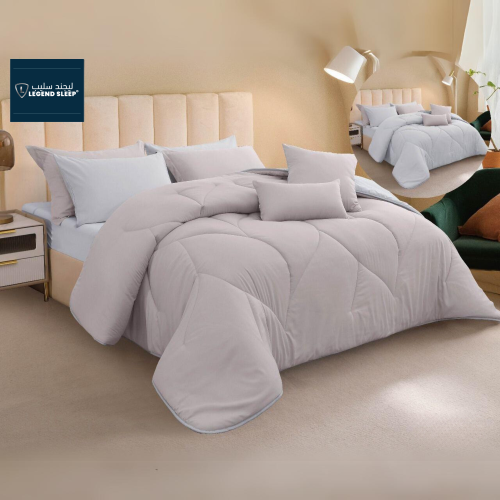 مفرش نازلي- فاخر صيفي مزدوج - 8 قطع