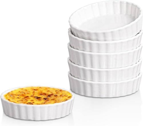 CERAMIC CREAM CARAMEL DISH 8 CM (1 CTN 144 PCS)