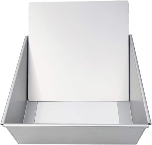 Aluminum 7*7*3 " Square Brownie Baking Pan, Remova...
