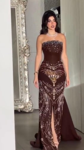 فستان سهره شك ملكي فخم