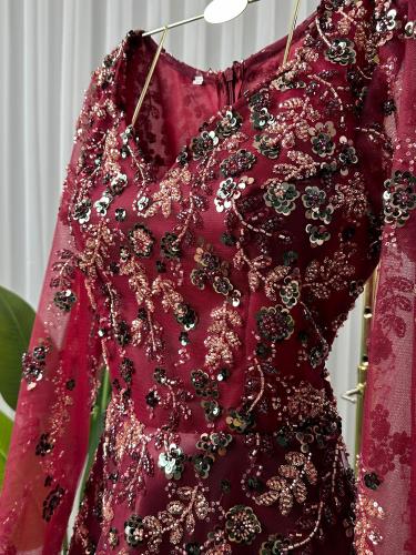 فستان سهره فخم شك كامل