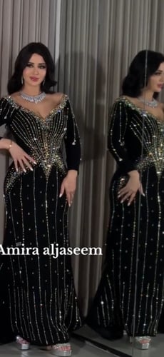 فستان سهره مطرز بالكامل