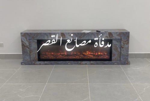 مكتبة بديل رخام مع جهاز تدفئة حجم كبير