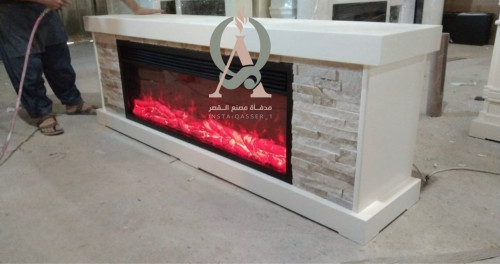 مكتبة حجر طبيعي بتصميم حديث