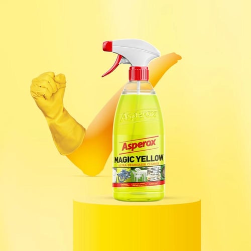 Asperox ماجيك يلو بخاخ منظف الأسطح و الدهون الصعبة...