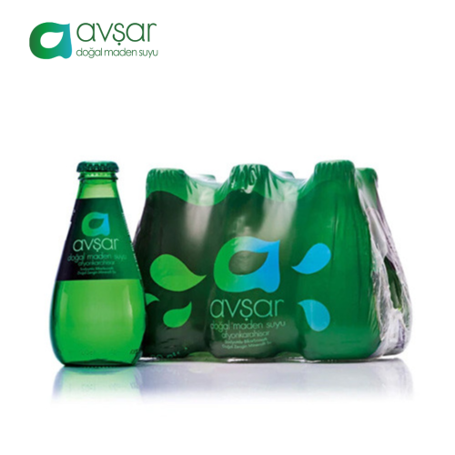 أفشار مياه غازيه, عبوة 200مل * 24 حباة - نكهة سادة