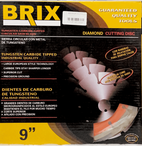 ديسك قص رخام مقطع 9" (230x22.2mm)