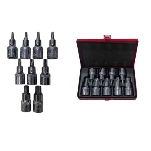 GAT - طقم حبوب راس مشرشر 9 قطع تايواني