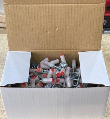 طلقات مسدس تثبيت عدد 200 طلقه