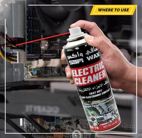 سافي واكس - منظف الكترونيات سريع الجفاف