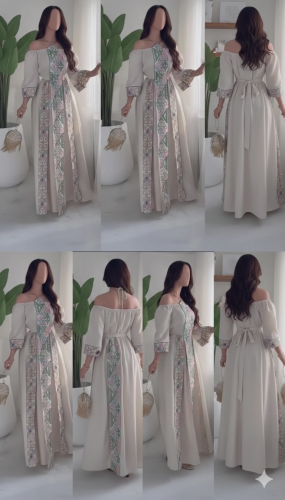 جلابية بتطريز يدوي فخم