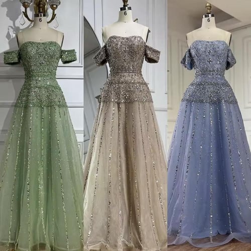 فستان فخم جداً اوف شولدر