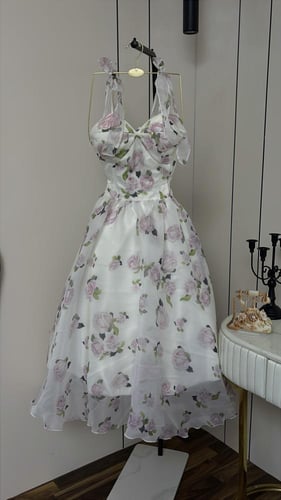 فستان ناعم خامة الاورجنزا