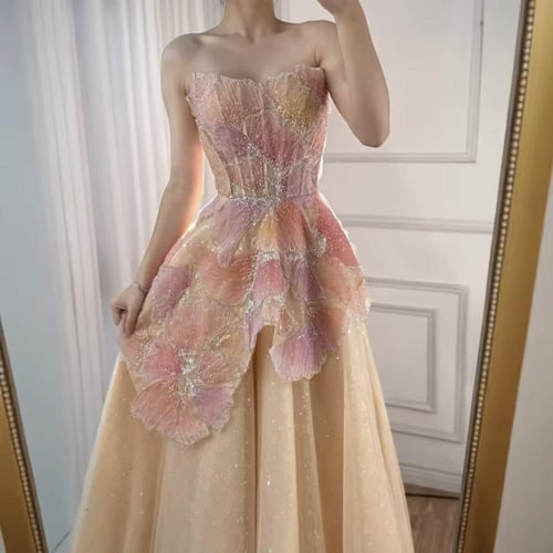 فستان فخم اوف شولدر