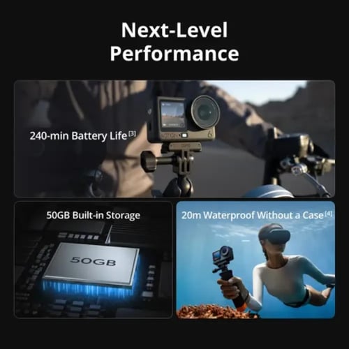 دي جي اي ازمو اكشن 6 كاميرا القياسية