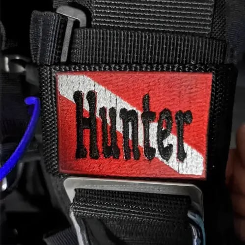 Custom Name Scuba Dive Tag