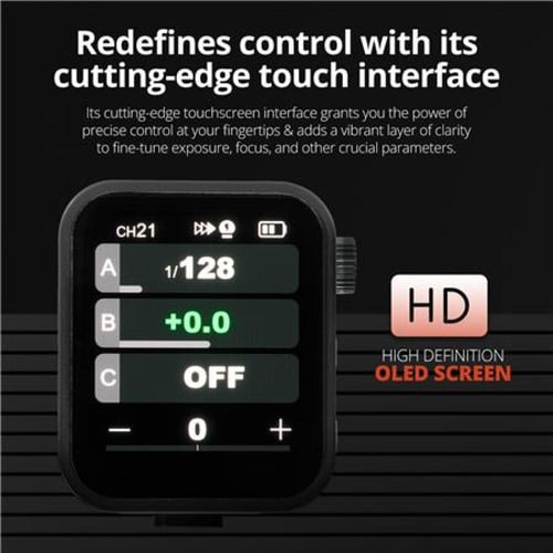 فلاشبوينت R2 نانو تعمل باللمس TTL مشغل فلاش لاسلكي