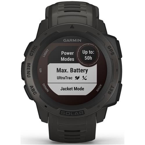 Garmin Instinct Solar GPS Smart Watch with Solar C...