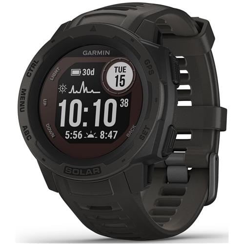 Garmin Instinct Solar GPS Smart Watch with Solar C...