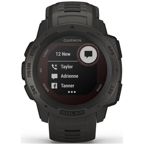Garmin Instinct Solar GPS Smart Watch with Solar C...