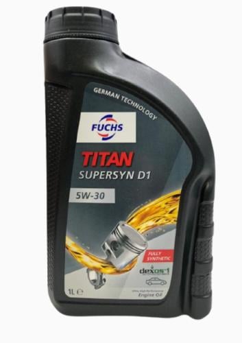 زيت مكينة فوكس تيتان 5w40 تخليقي 1 لتر