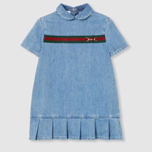 فستان جينز قطني من قوتشي