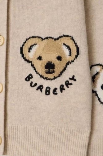 كارديقان بربري من الصوف الناعمبنقشات دبدوب