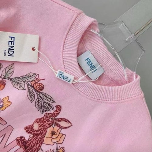 سويت شيرت برقبة دائريه من فندي